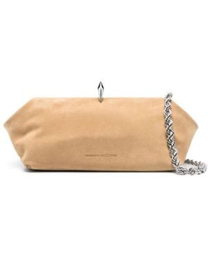 Benedetta Bruzziches Klassische Clutch - Natur