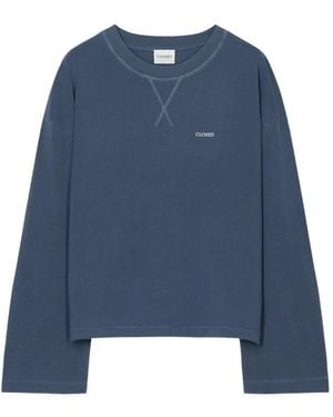 Closed T-Shirt À Logo Imprimé - Bleu