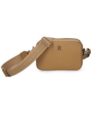 Tommy Hilfiger Logo-Plaque Camera Bag - Brown