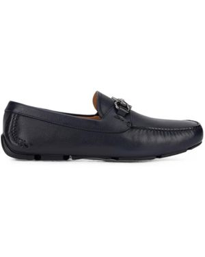 Ferragamo Leather Loafers - Blue