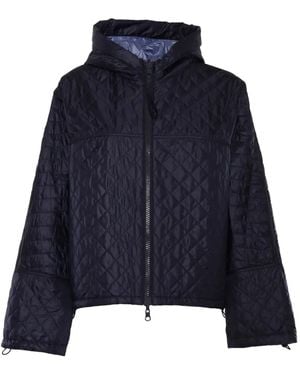 DUNO Quilted Hooded Jacket - Blue