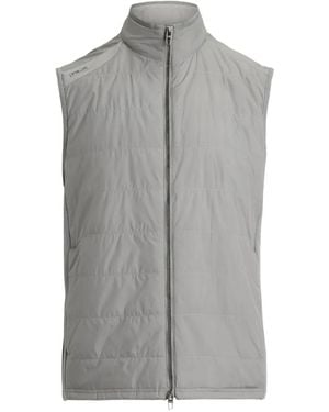Ralph Lauren Zip-Up Quilted Gilet - Gray