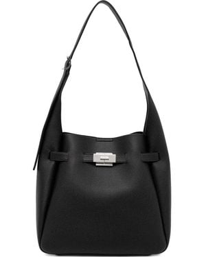 DKNY Buckle-Detail Tote Bag - Black