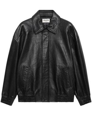 Zadig & Voltaire Loriand Leather Jacket - Black