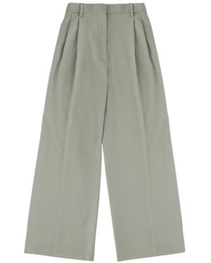 Filippa K Pantalon Darcey À Design Plissé - White