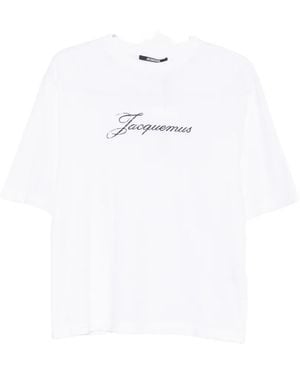 Jacquemus Logo T-Shirt - White
