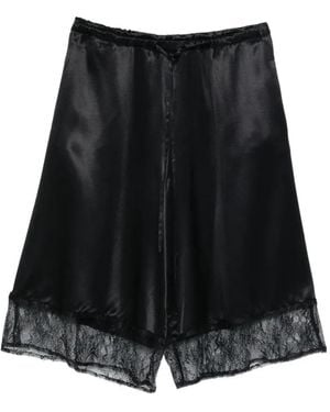THE NINA STUDIO Shorts Mit Spitze - Schwarz