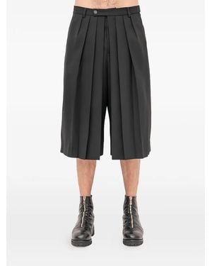 Setchu Hakama Pleated Trousers - Grey