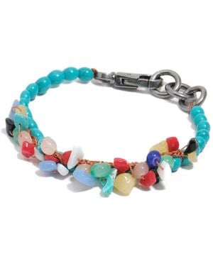 Bimba Y Lola Beaded Charm Bracelet - Blue