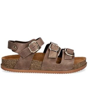 Bohonomad Granada Triple-Strap Buckle-Fastening Sandals - Brown