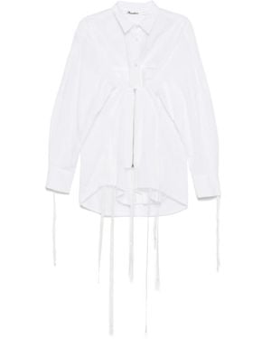 Midorikawa Fringe Detailing Blouse - White
