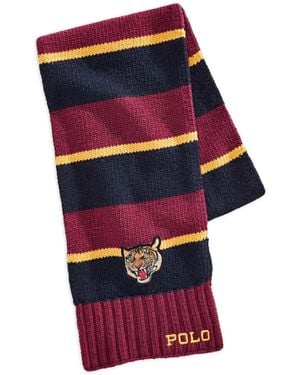 Polo Ralph Lauren Sciarpa Rugby A Righe - Rosso