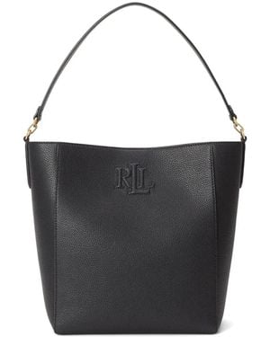 Ralph Lauren Sac Seau À Plaque Logo - Black