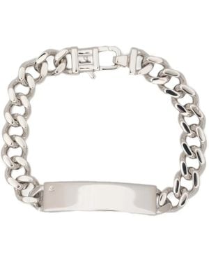 Tom Wood Pulsera Id De Cadena - Metálico