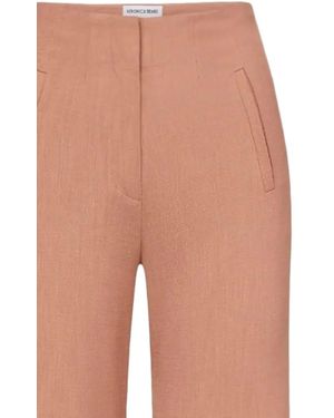 Veronica Beard High-Waisted Wide-Leg Pants - Natural