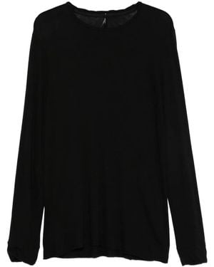 Masnada T-Shirt A Maniche Lunghe - Nero