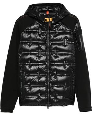 Parajumpers Quilted Hooded Jacket - Black