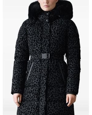 Mackage Plumífero Calina- Flpz con capucha - Negro