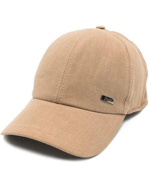 Herno Logo-Plaque Baseball Cap - Natural