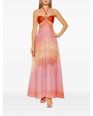 Baobab Yvon Cut-Out Maxi Dress - Pink