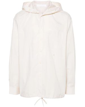 Helmut Lang Hooded Shirt - White