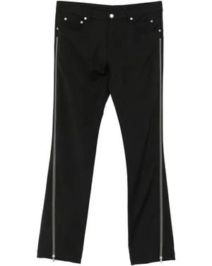 Rick Owens Vega Side-Zip Trousers - Black