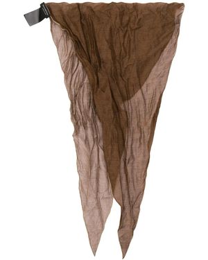 ZEGNA All-Over Print Scarf - Brown