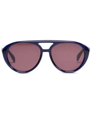 Viktor & Rolf Pilot-Frame Sunglasses - Purple