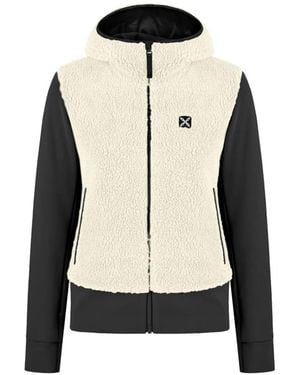 Montura Faux-Fleece Panelled Jacket - Black