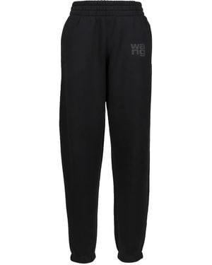 Alexander Wang Pantalon De Jogging À Taille Élastique - Noir