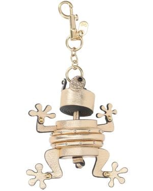 Anya Hindmarch Frog Keyring - Mettallic