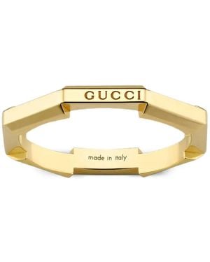 Gucci 18Kt Link To Love Gelbgoldring - Mettallic