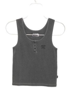 Izzue Henley Tanktop - Grau