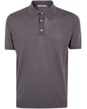 Nuur Short-Sleeved Polo Shirt - Grey