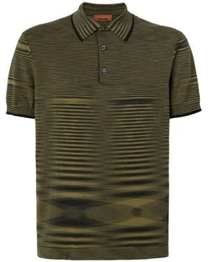 Missoni Cotton Polo Shirt - Green