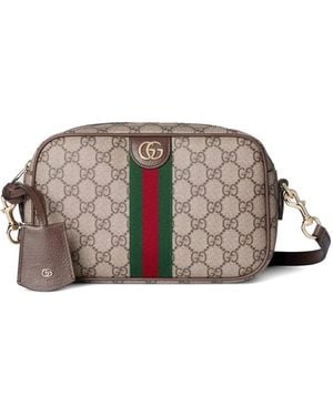 Gucci Small Ophidia Camera Bag - Brown