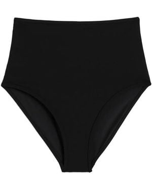 TOTEME Hoch Geschnittenes Bikinihöschen - Schwarz