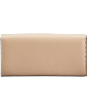 Tod's Flap Bar Wallet - Natural