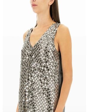 Baum und Pferdgarten Jolietta Sequin-Embellished Party Dress - Gray