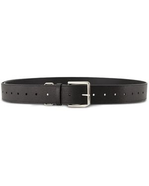 Givenchy Schnallengürtel Aus Leder - Weiß