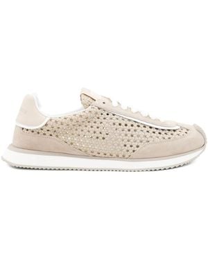 Dolce & Gabbana Lace-Up Trainers - White