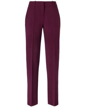 Ermanno Scervino Pressed-Crease Tailored Pants - Purple