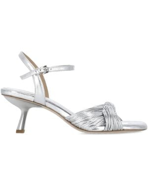 Ash 70Mm Knotted Ankle-Strap Sandals - White