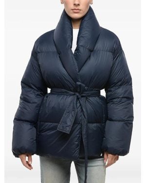 Bacon Dada Quilted Puffer Jacket - Blue