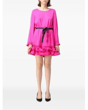 Twinset Ruffled Mini Dress - Pink