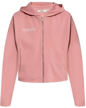 PANGAIA Sudadera con capucha y cremallera - Rosa