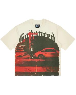 Godspeed City Slicker Graphic-Print T-Shirt - Red