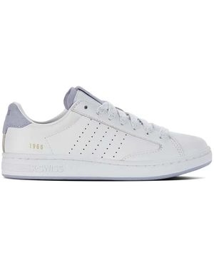 K-swiss Baskets Lozan Klub En Cuir Perforé - White