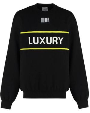 Vetements Merino-Wool Sweater - Black
