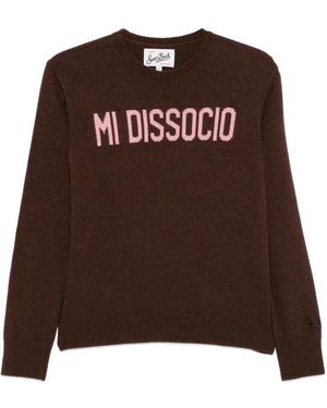 MC2 Saint Barth Jersey New Queen En Intarsia - Marrón